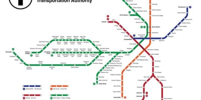 Metro Boston kaart